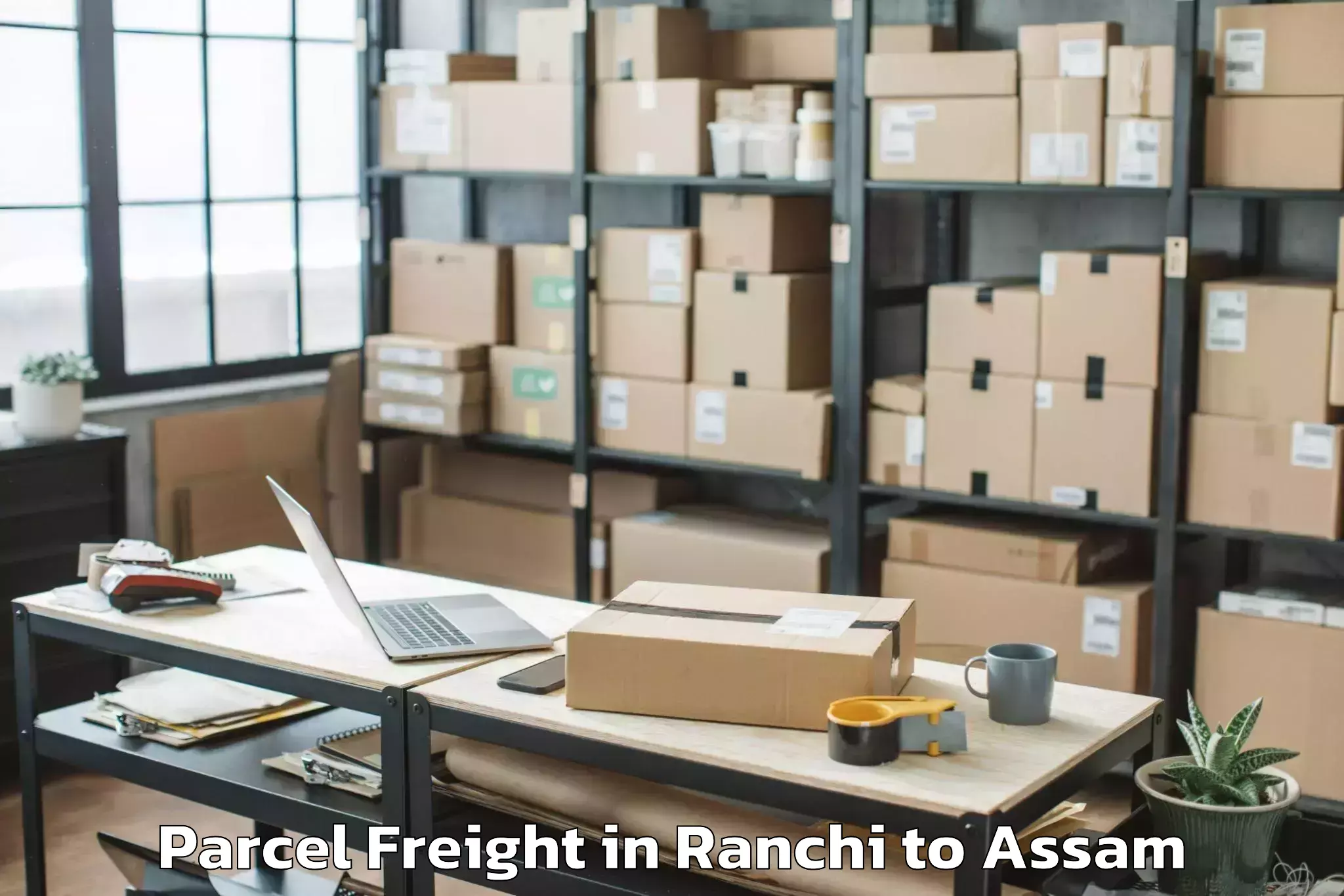 Leading Ranchi to Hojai Parcel Freight Provider